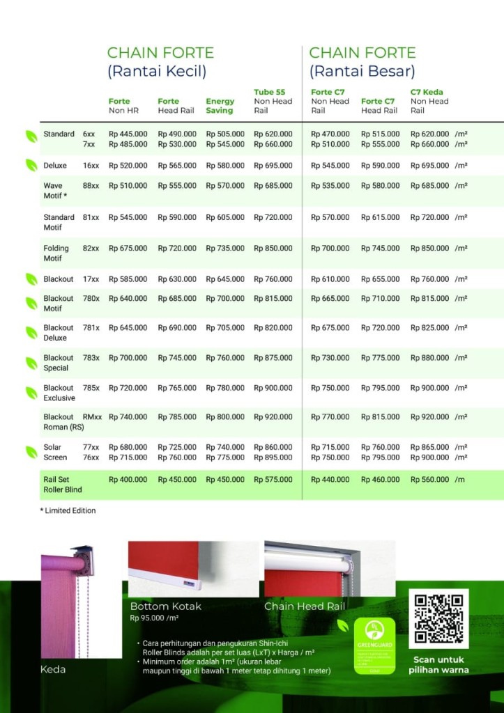 HARGA ROLLER BLIND 1