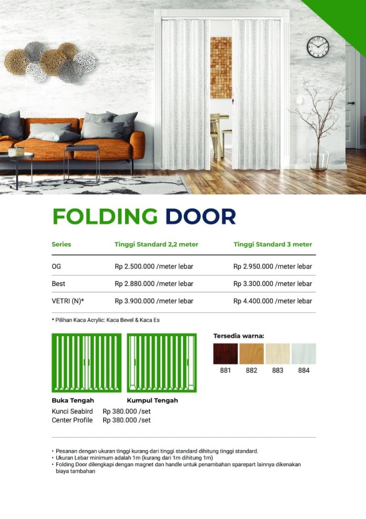 FOLDING DOOR